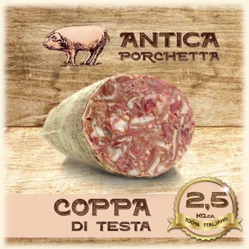 Coppa di testa di suino da 2,5 Kg.