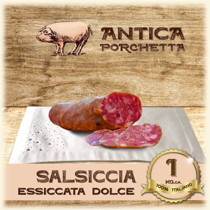 Salsiccia Stagionata Ariccina dolce 1 Kg. Salsiccia Stagionata Ariccina dolce  1 Kg.  